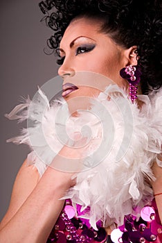 Beautiful Drag queen.