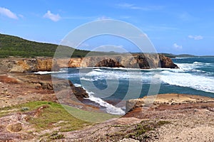 Desert Landscapes of Savane des PÃÂ©trifications Martinique French West Indies photo