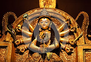 Beautiful Durga idol