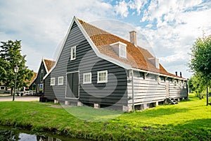 Beautiful dutch houses at Zaandijk