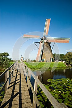 Beautiful dutch windmill