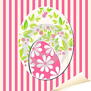 Beautiful Easter egg illustration