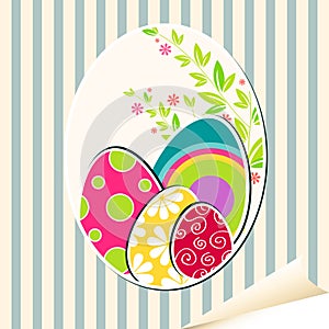 Beautiful Easter egg illustration