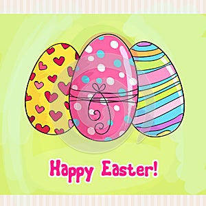 Beautiful Easter egg illustration