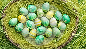 Beautiful easter eggs