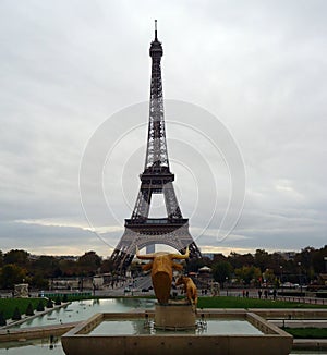 Beautiful Eiffel Tower in Paris