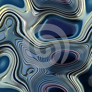 Beautiful, elegant, abstract background with metal and the texture of stone, marble and granite. 3d illustration, 3d