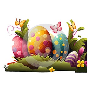 Beautiful and elegant image and logo for Easter day AI Generated