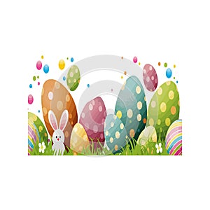 Beautiful and elegant image and logo for Easter day AI Generated