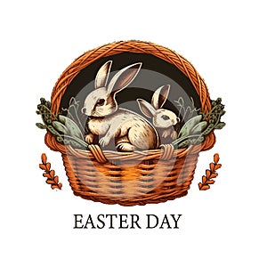 Beautiful and elegant image and logo for Easter day AI Generated