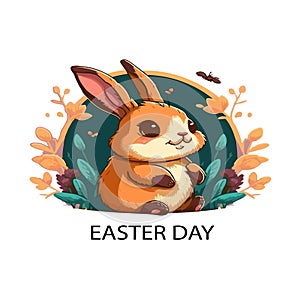 Beautiful and elegant image and logo for Easter day AI Generated