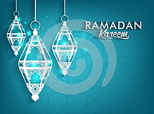 Beautiful Elegant Ramadan Mubarak Lanterns