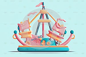 Beautiful and elegant toys for kids AI Generated illustration
