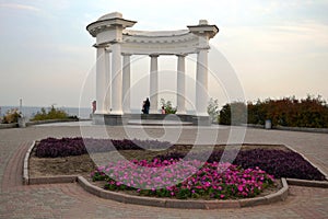 Beautiful and elegant White altanka in Poltava, Ukraine photo