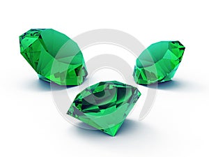 A beautiful emerald gems