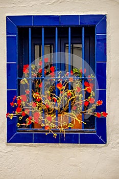 Beautiful entries, doors and windows of Frigiliana