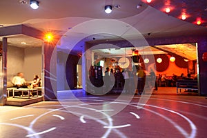 Beautiful european night club interior