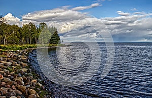 Beautiful evening at Marsh Island overlooking Lake Superior - Thunder Bay, ON, Canada