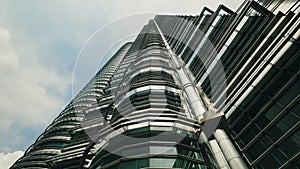 Beautiful Facade of a Building in the Center of Kuala Lumpur.