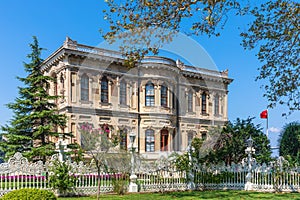Beautiful facade of Goksu Pavillion, Istanbul, Turkey