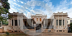 Beautiful facade view of the historical public daycare building