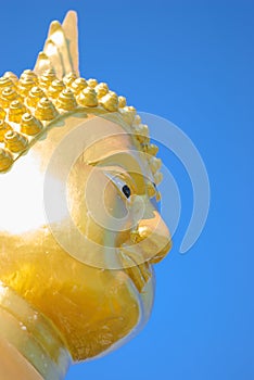 Beautiful face of Buddha image