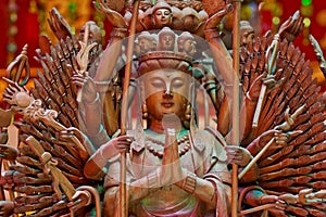 Beautiful face of Buddha image