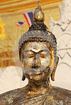 A beautiful face of buddha image
