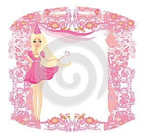 Beautiful Fairy - Cute happy birthday card