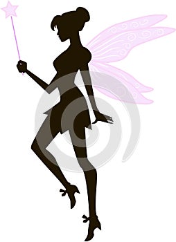 Beautiful fairy, vector