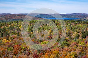 Beautiful Fall Colors and Vistas Seen from Centennial Ridges Hiking Trail #1 photo