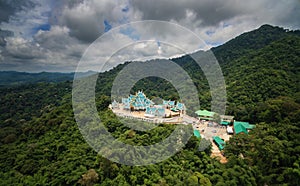 Beautiful and Famous Temple at Wat Pa Phu Kon, Udon Thani, Thailand.