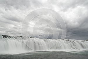 Faxi waterfall, Iceland photo