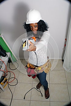 Beautiful Female Construction Worker (8)