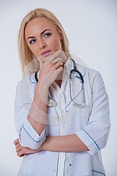 Beautiful female doctor