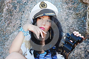 Beautiful female sailor