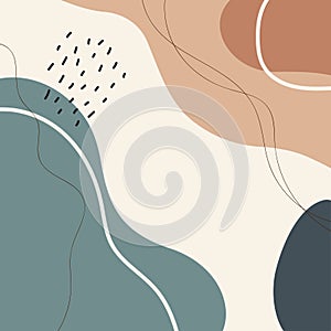 Beautiful feminine abstract background for social media post templates