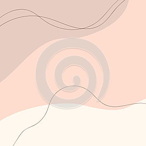 Beautiful feminine abstract background for social media post templates