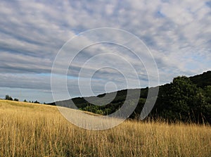 Beautiful fields near village of Zalacsany