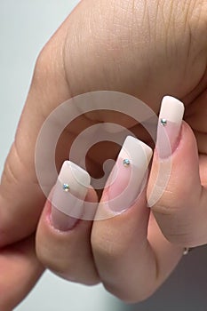 Beautiful fingernails photo