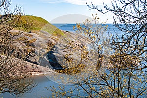 Beautiful finnish landscape, Suomenlinna, Helsinki, Helsingfors, Uusimaa, Finland photo