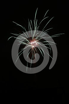 Beautiful fireworks display on New Year\'s Eve