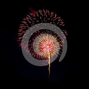 Beautiful fireworks display.