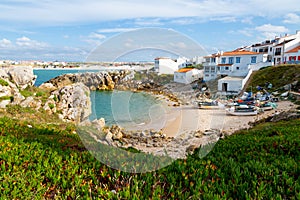 Beautiful fishermen creek in Peniche