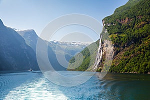 Beautiful fjords of Norway photo