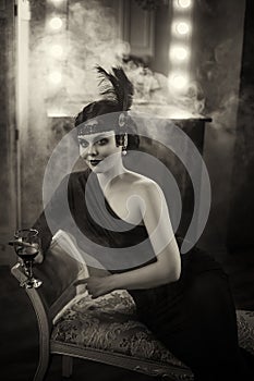 Beautiful Flapper girl