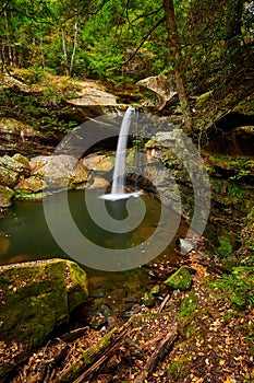 Beautiful Flat Lick Falls near Gray Hawk, Kentucky