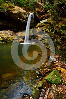 Beautiful Flat Lick Falls near Gray Hawk, Kentucky