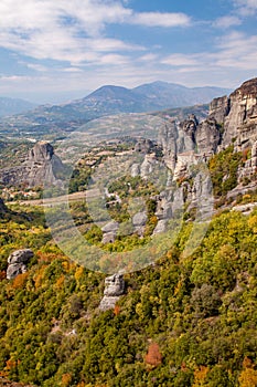 The Beautiful Floating Monasteries in Meteora, Greece