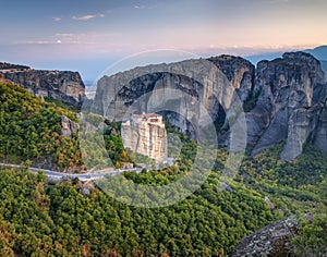 The Beautiful Floating Monasteries in Meteora, Greece